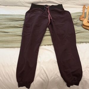 Figs High Waisted Zamora Joggers - Espresso